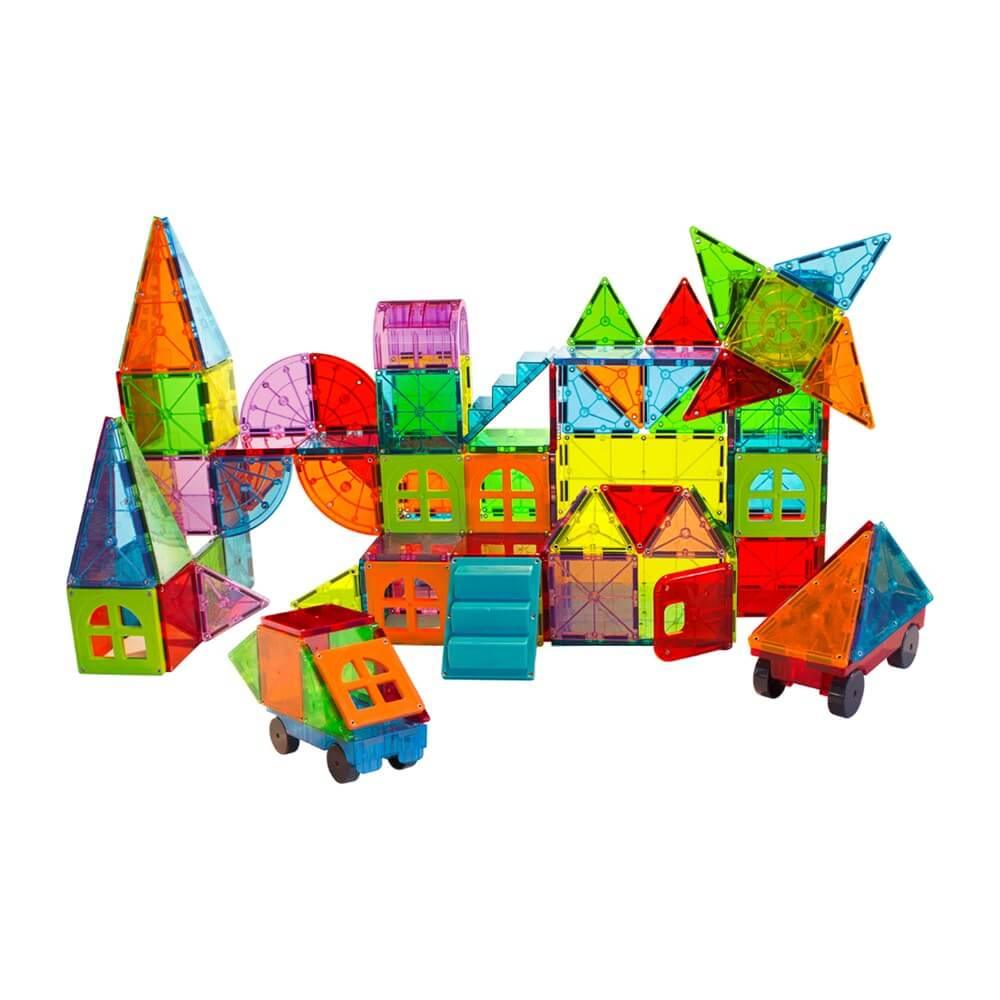 Magnetic Tiles Metropolis - 110 Piece Magnetic Building Set