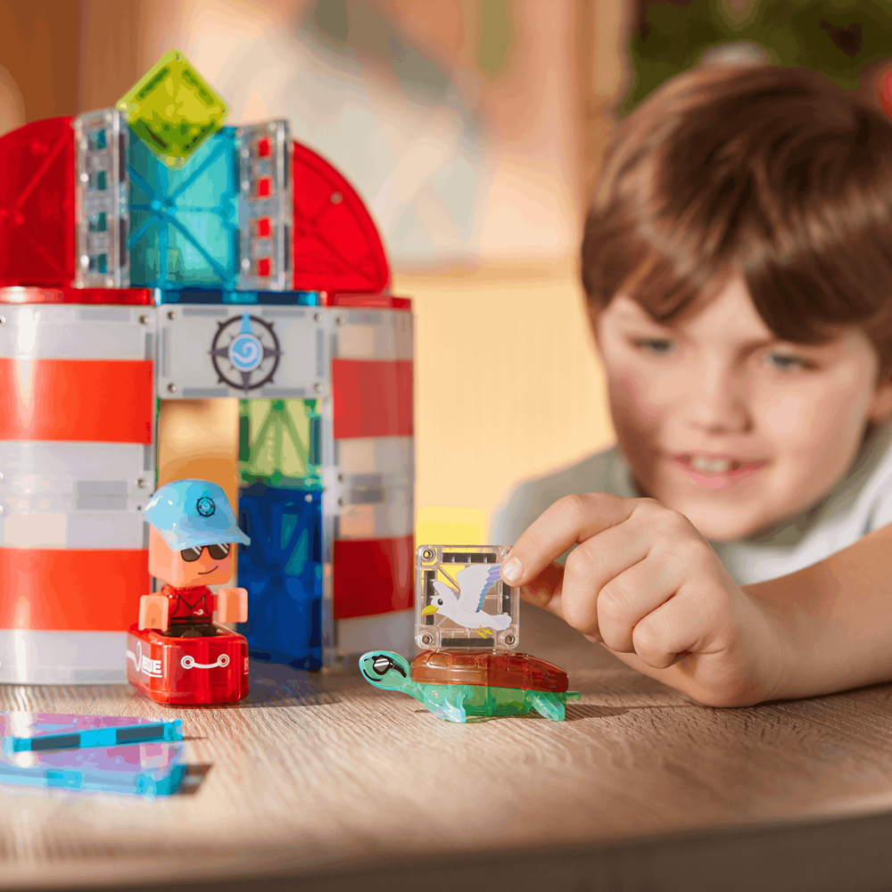 Magnetic Tiles - Lighthouse Rescue for kids