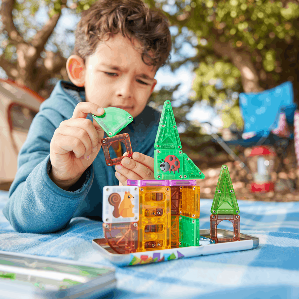 microMAGS - Cubes 9-Piece Travel Set for kids