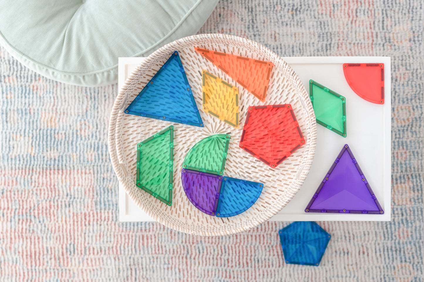 CONNETIX 36pc Rainbow Shape Expansion Pack | Magnetic Tiles
