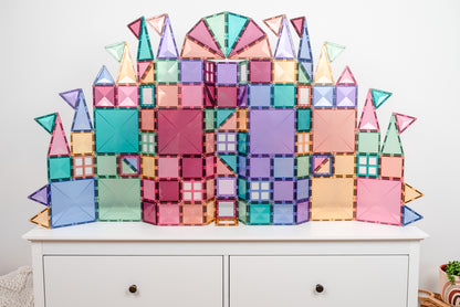CONNETIX® 120 Piece Pastel Creative Pack | Magnetic Tiles
