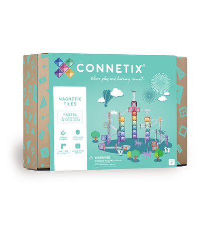 Connetix magnetic tiles packaging 