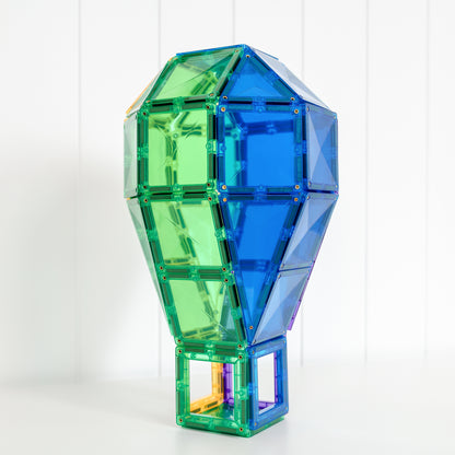 CONNETIX 102 Piece Rainbow Creative Pack | STEM Magnetic Tiles