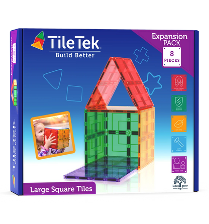 TileTek 64 Piece Explorer Pack | Magnetic Building Tiles