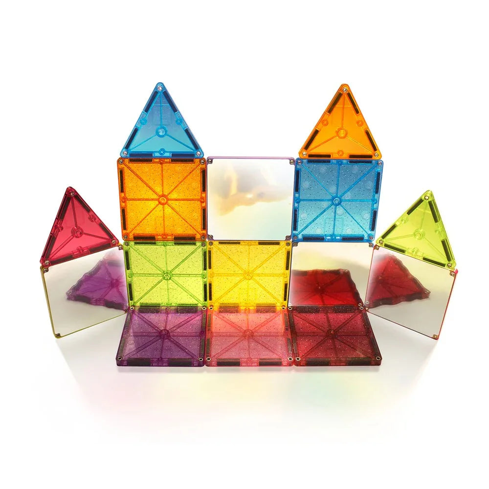 Colorful magnetic building blocks