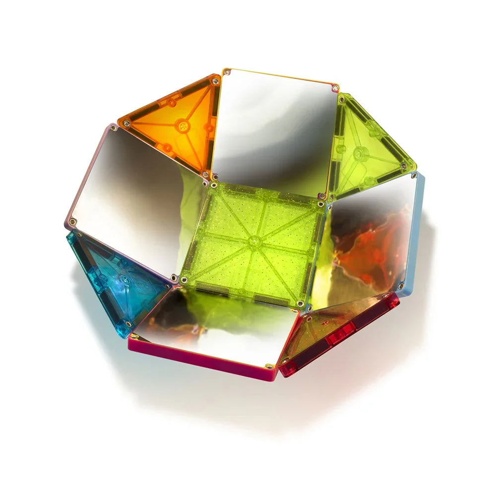 Colorful geometric transparent puzzle 