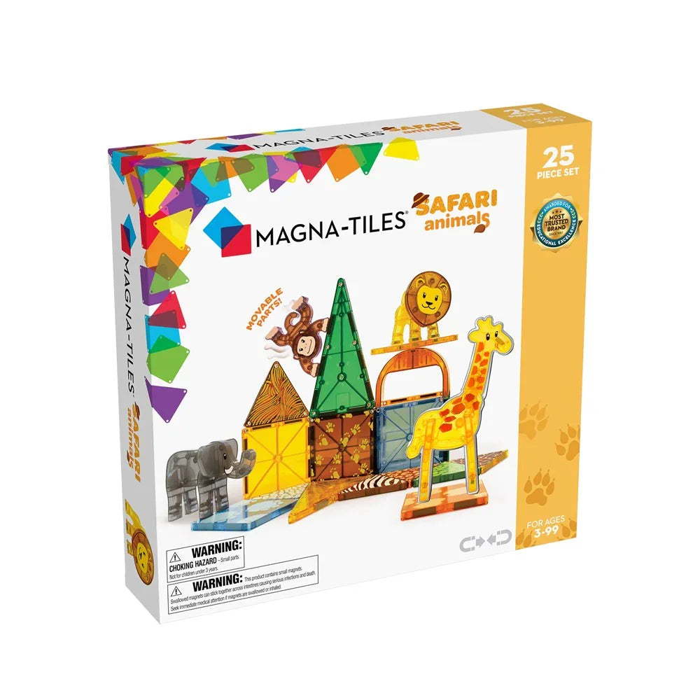 Magna-Tiles Safari Animals toy set packaging 