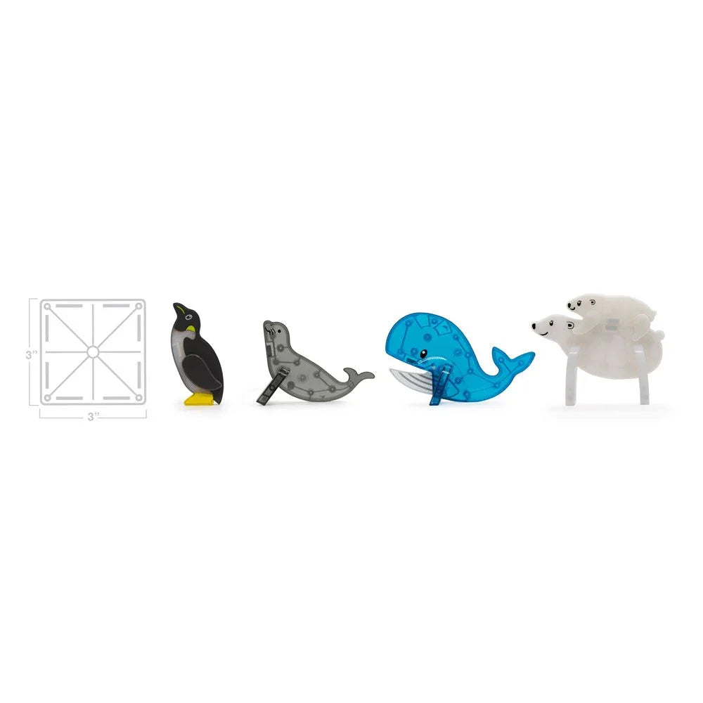 Magnetic Tiles - Arctic Animals - 25 Piece Set