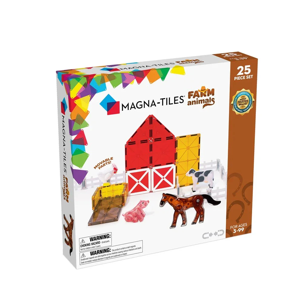 Magna-Tiles Farm Animals toy set packaging 
