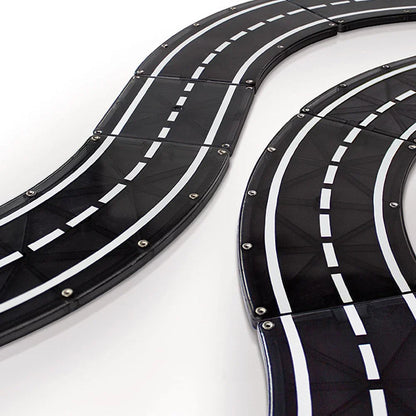 Black and white track layout 