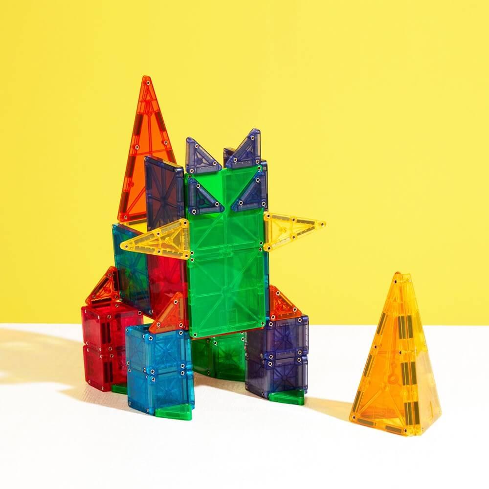 Colorful magnetic building blocks
