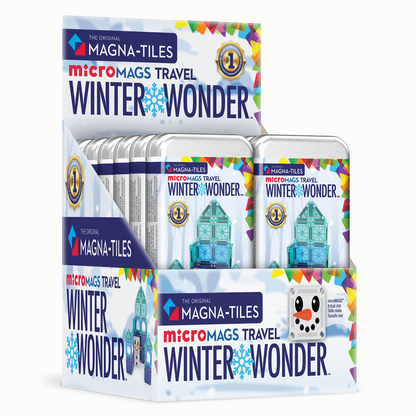  microMAGS Winter Wonder Travel Set - 26 Piece Set - 12 Unit Counter Display