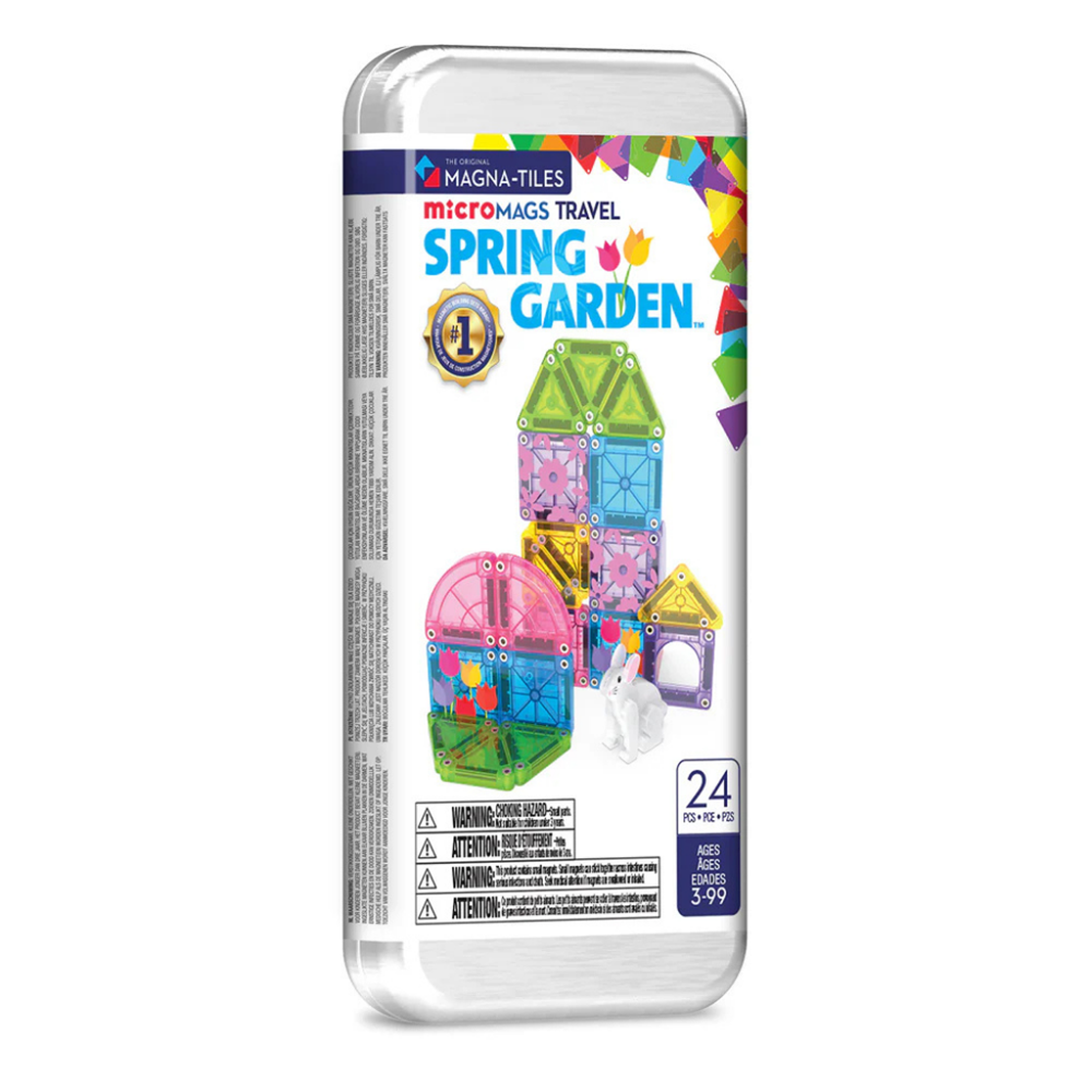 Magna-Tiles microMags Travel Spring Garden set packaging 