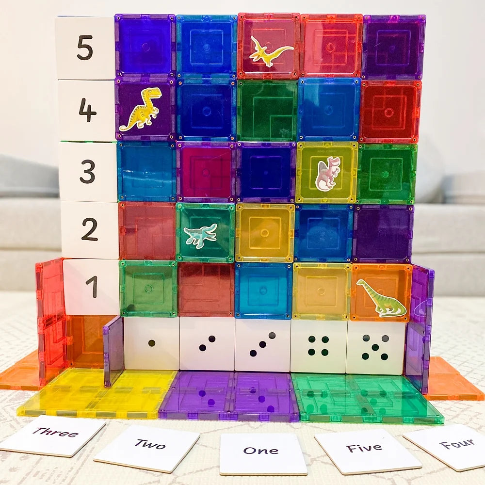 TileTek 40 Piece Number Topper Pack | Magnetic Maths Tiles