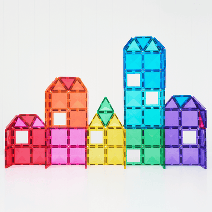 CONNETIX 104 Piece Bright Creative Pack | Magnetic Tiles