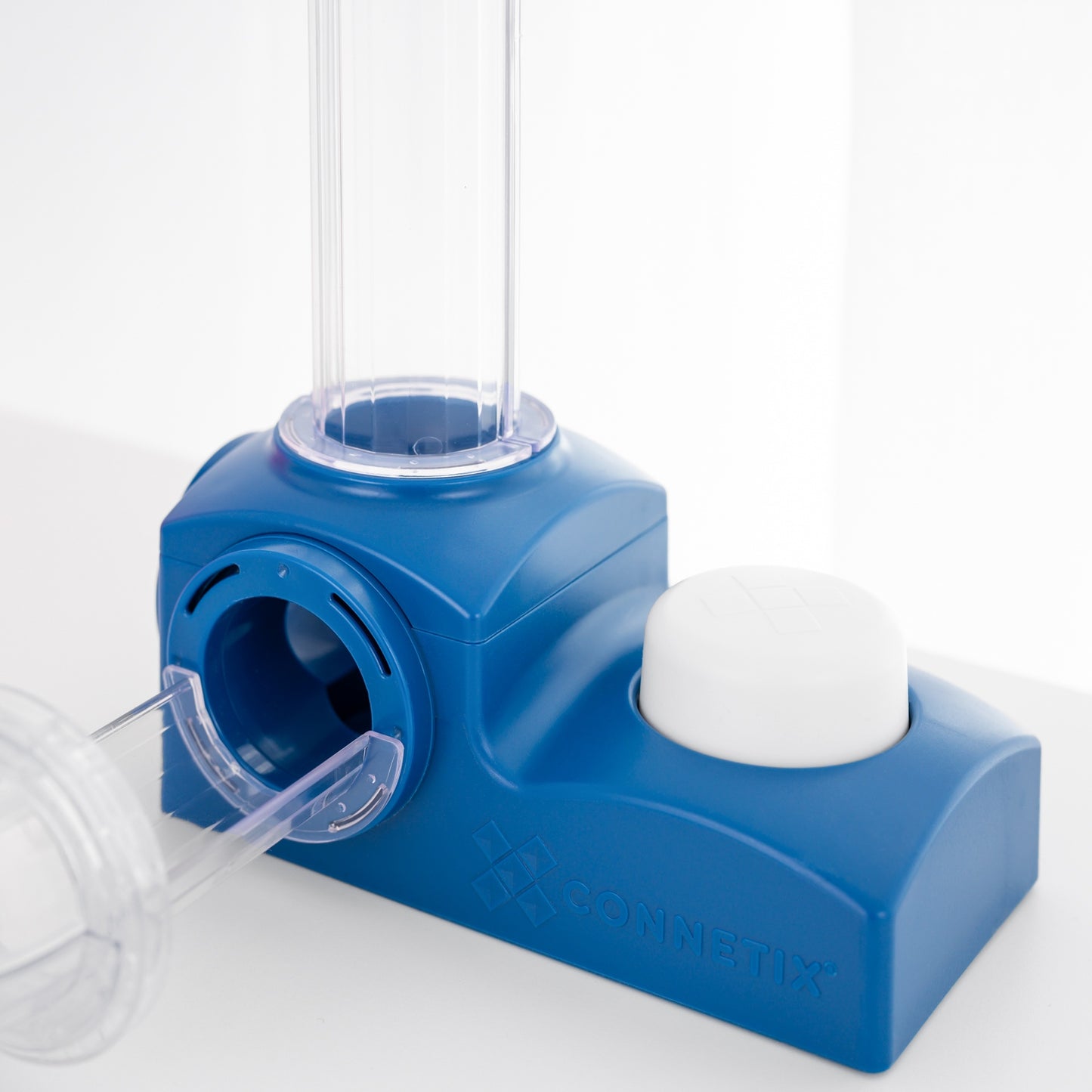 Blue medical oxygen concentrator accessory 