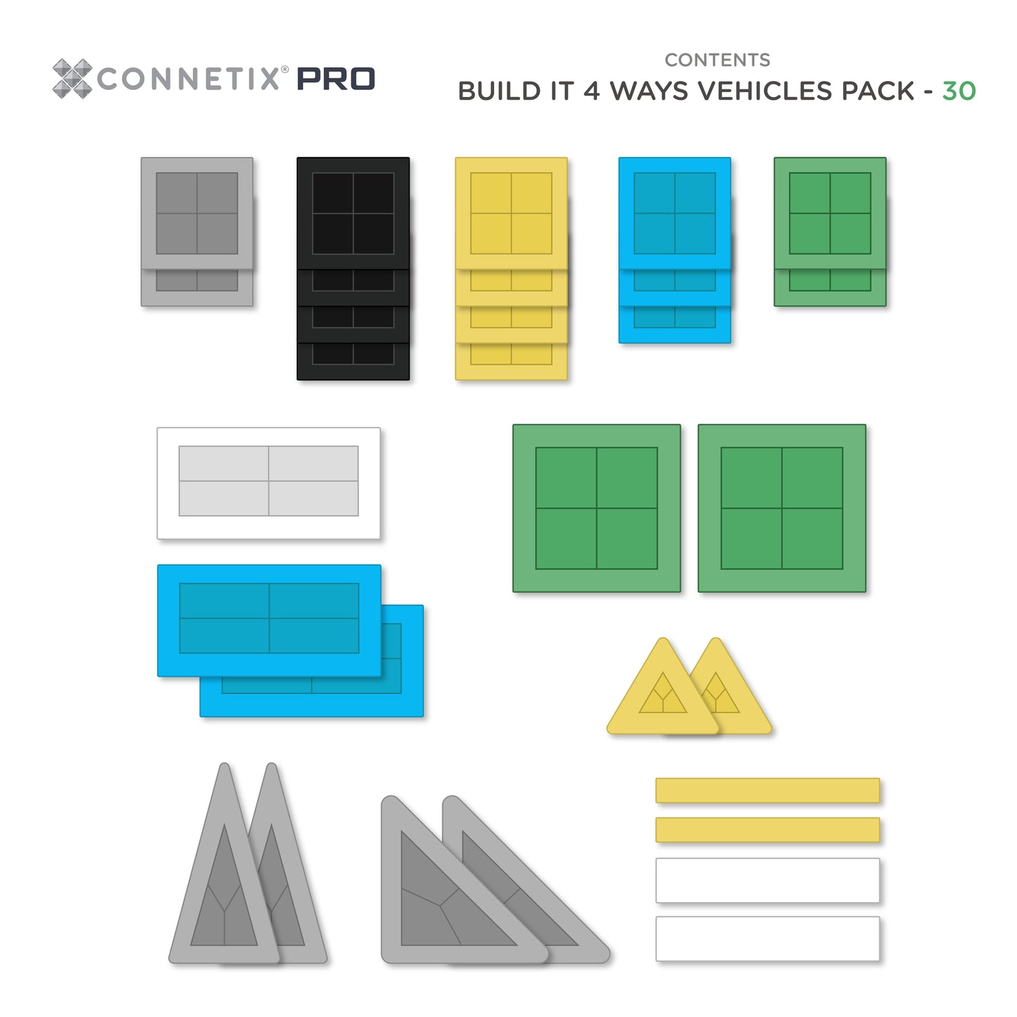 Build It 4 Ways Vehicles Pack - 30