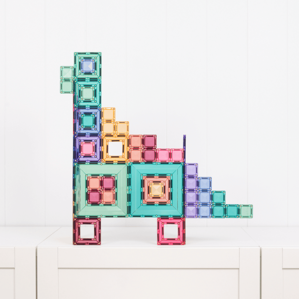 Colorful geometric block puzzle