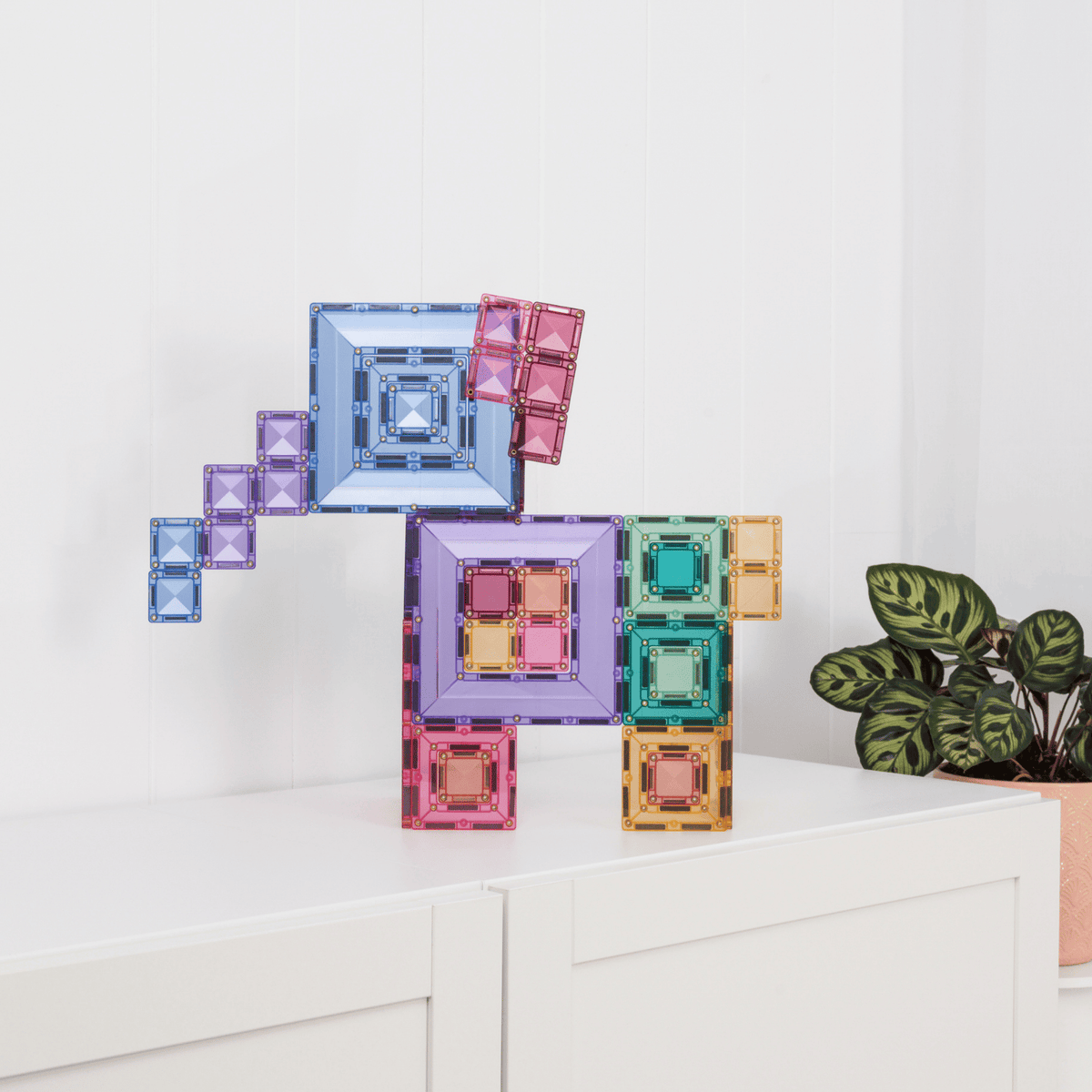 Colorful geometric block set 