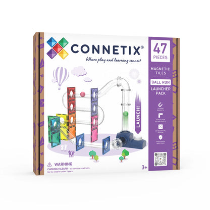 Connetix Ball Run Launcher Pack toy box