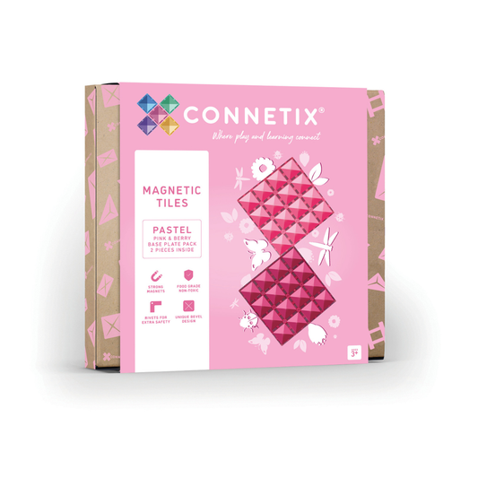 Connetix magnetic tiles packaging 