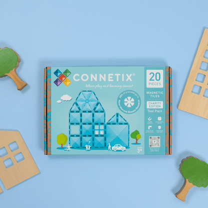 Connetix magnetic tiles packaging