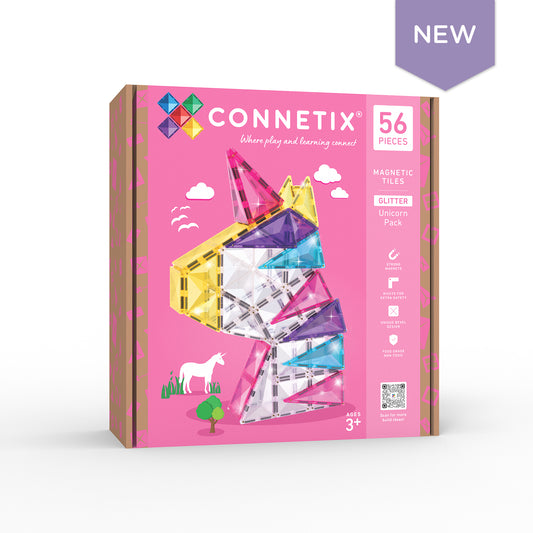 Connetix magnetic tiles packaging 