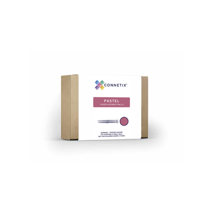 Connetix pastel replacement ball packaging 