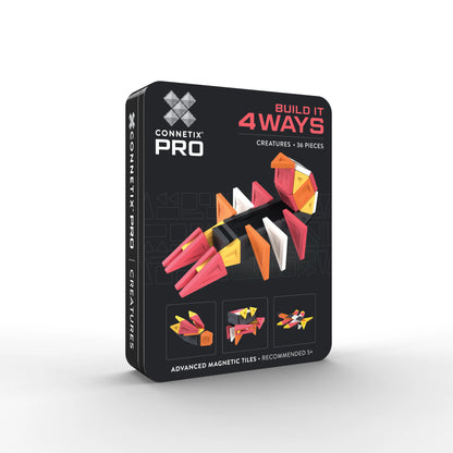 Connetix Pro Build It 4 Ways Creatures 36-piece magnetic building set 