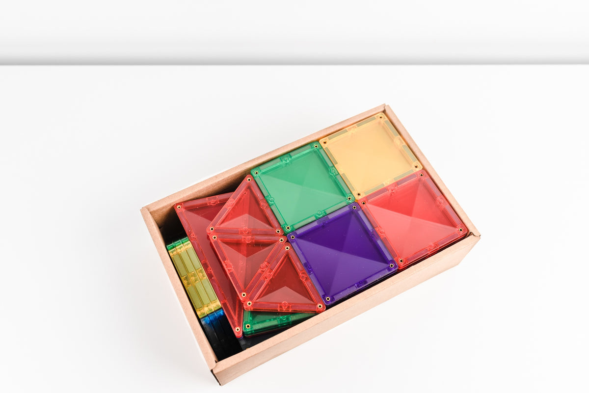 Connetix Rainbow Creative Pack magnetic tile shapes and pieces assortment