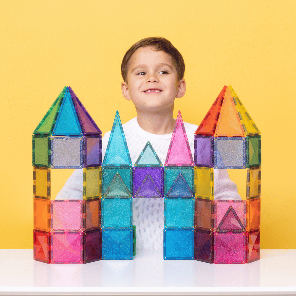 CONNETIX Light Star Pack 28 Piece | Light-Up Magnetic Tiles