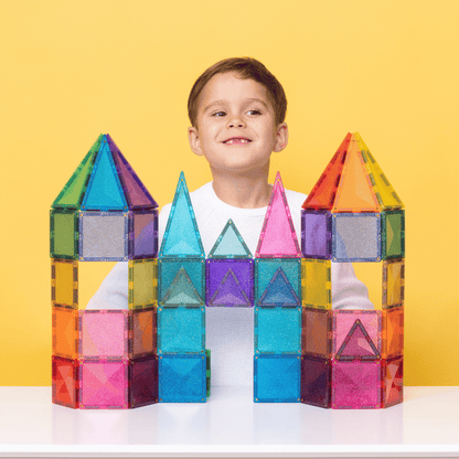 CONNETIX Light Star Pack 28 Piece | Light-Up Magnetic Tiles