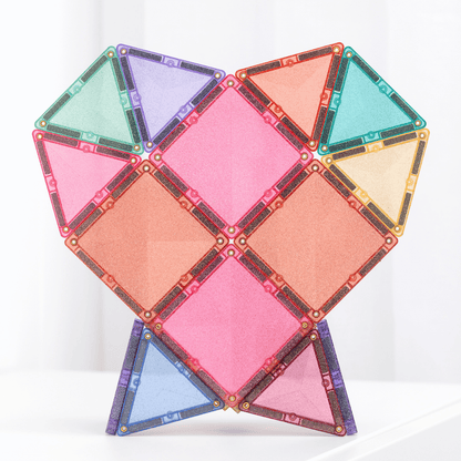 CONNETIX Light Star Pack 28 Piece | Light-Up Magnetic Tiles
