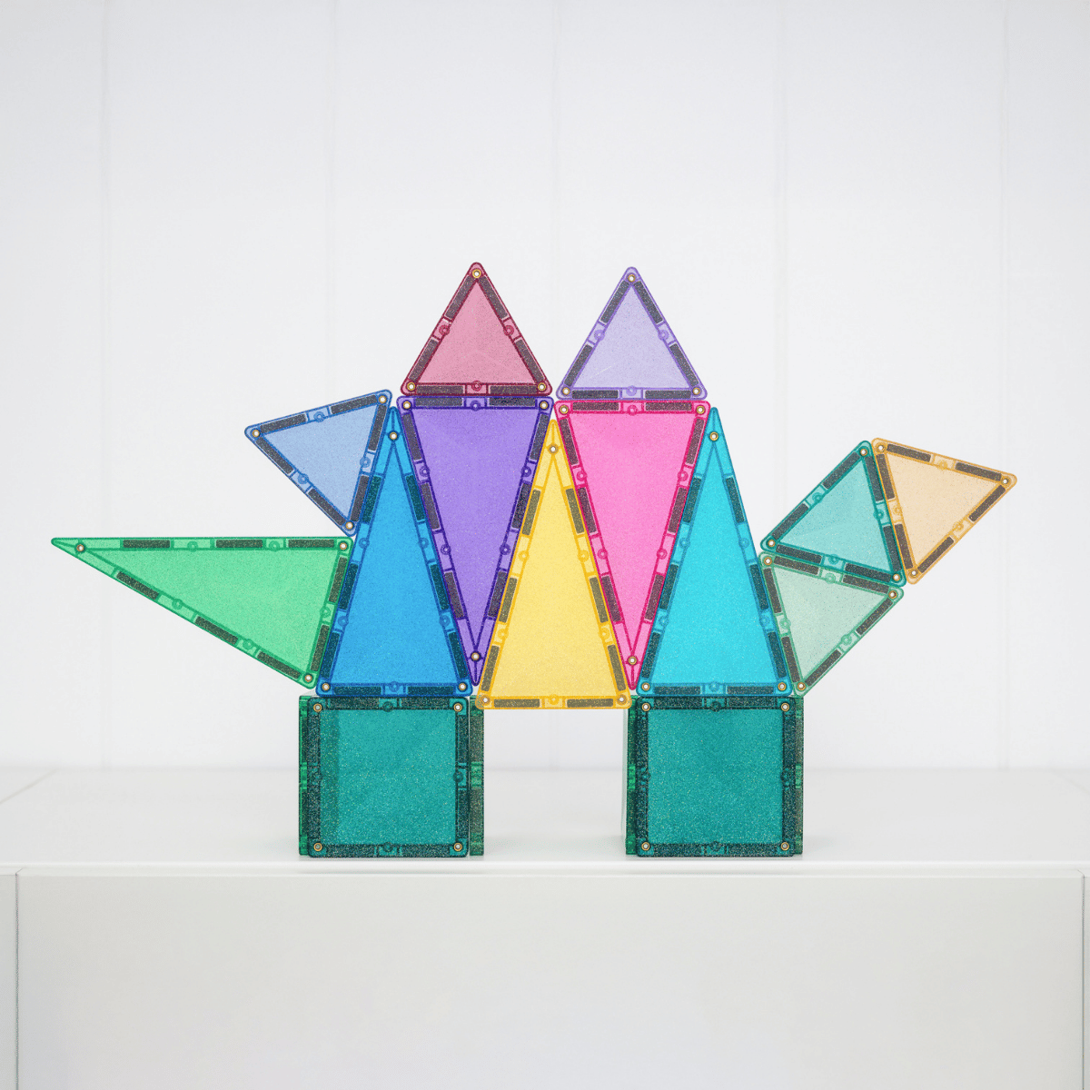 CONNETIX Light Star Pack 28 Piece | Light-Up Magnetic Tiles