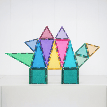 CONNETIX Light Star Pack 28 Piece | Light-Up Magnetic Tiles
