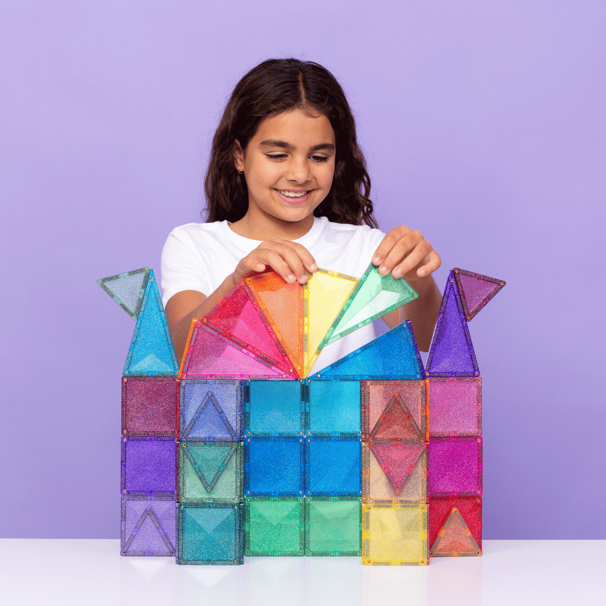 CONNETIX Light Star Pack 28 Piece | Light-Up Magnetic Tiles