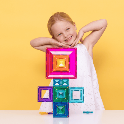 CONNETIX Bright Portal Pack 48 Piece | Magnetic Tiles Toy
