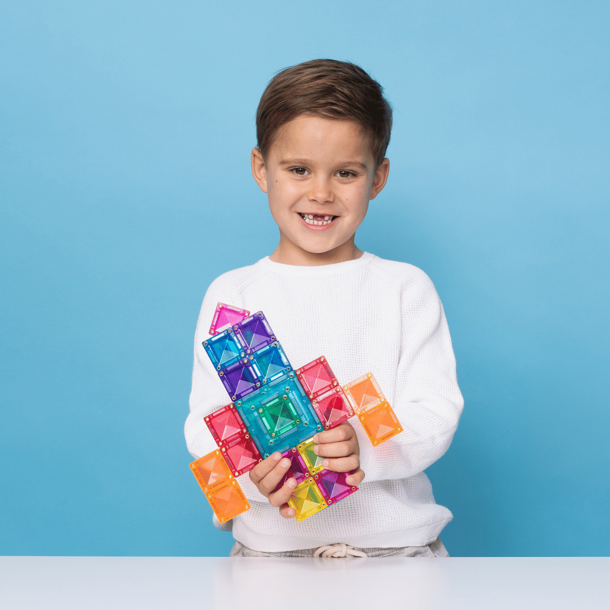 CONNETIX Bright Portal Pack 48 Piece | Magnetic Tiles Toy