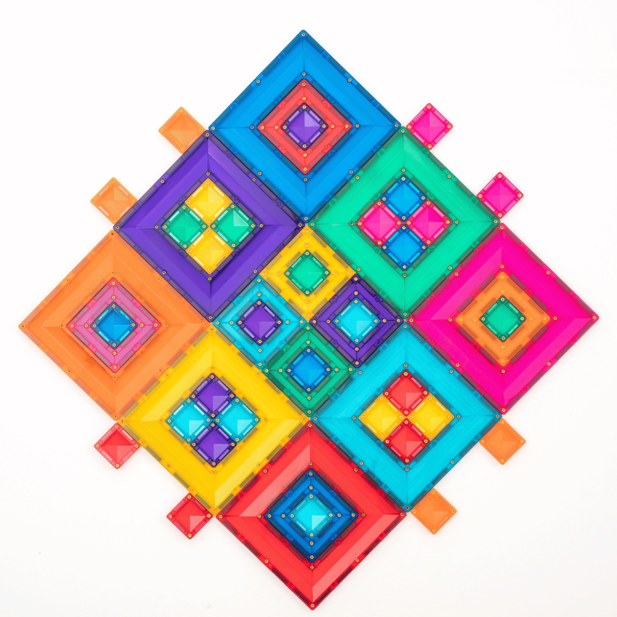 CONNETIX Bright Portal Pack 48 Piece | Magnetic Tiles Toy