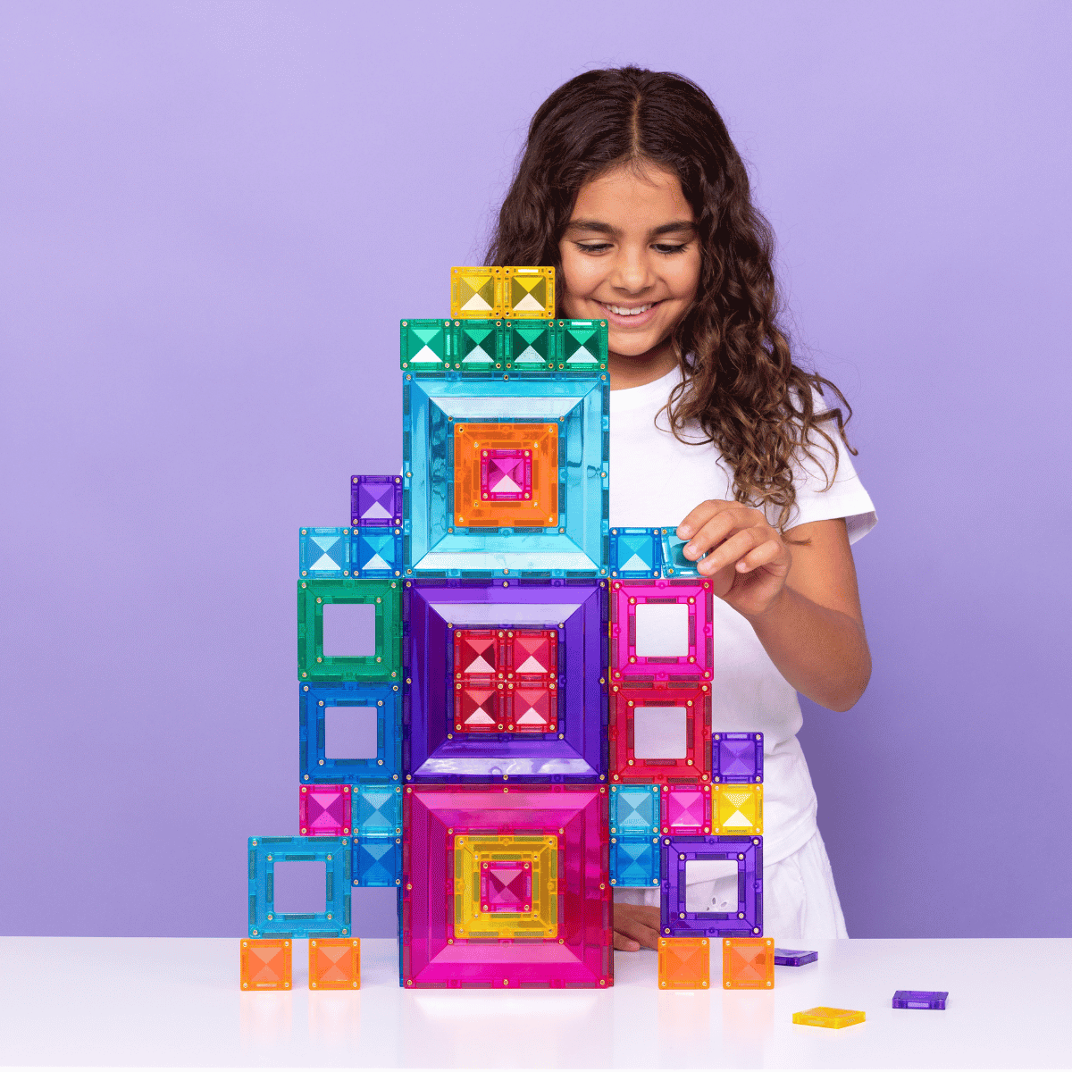CONNETIX Bright Portal Pack 48 Piece | Magnetic Tiles Toy