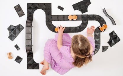 CONNETIX Creative Roads Pack 48 Piece | Magnetic Tiles Set