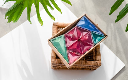 CONNETIX 40 Piece Pastel Geometry Pack | STEAM Magnetic Tiles
