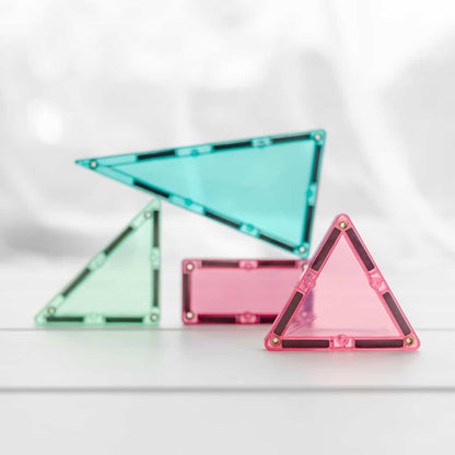 Connetix Pastel Mega Pack 202 Piece | Magnetic Tiles Set