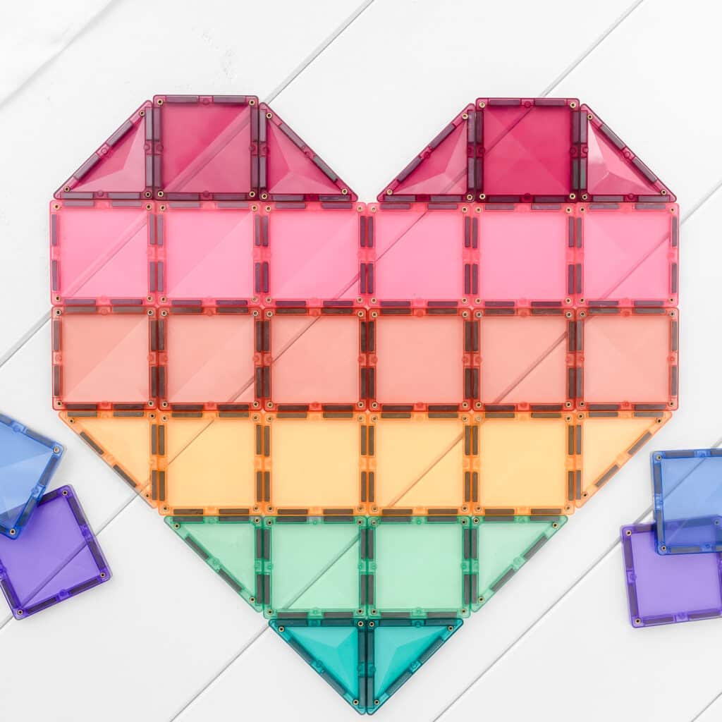 Connetix Pastel Mega Pack 202 Piece | Magnetic Tiles Set