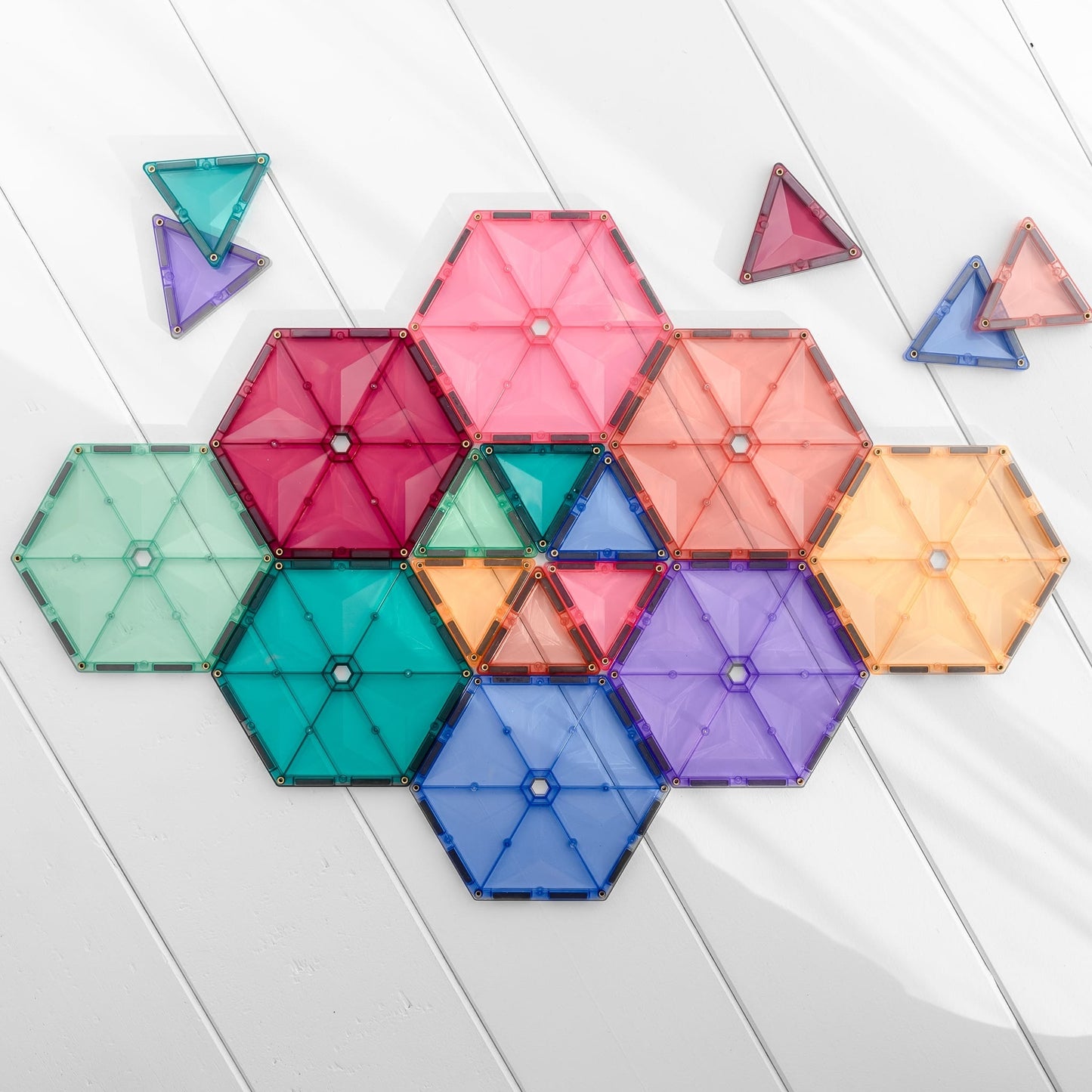 Connetix Pastel Mega Pack 202 Piece | Magnetic Tiles Set