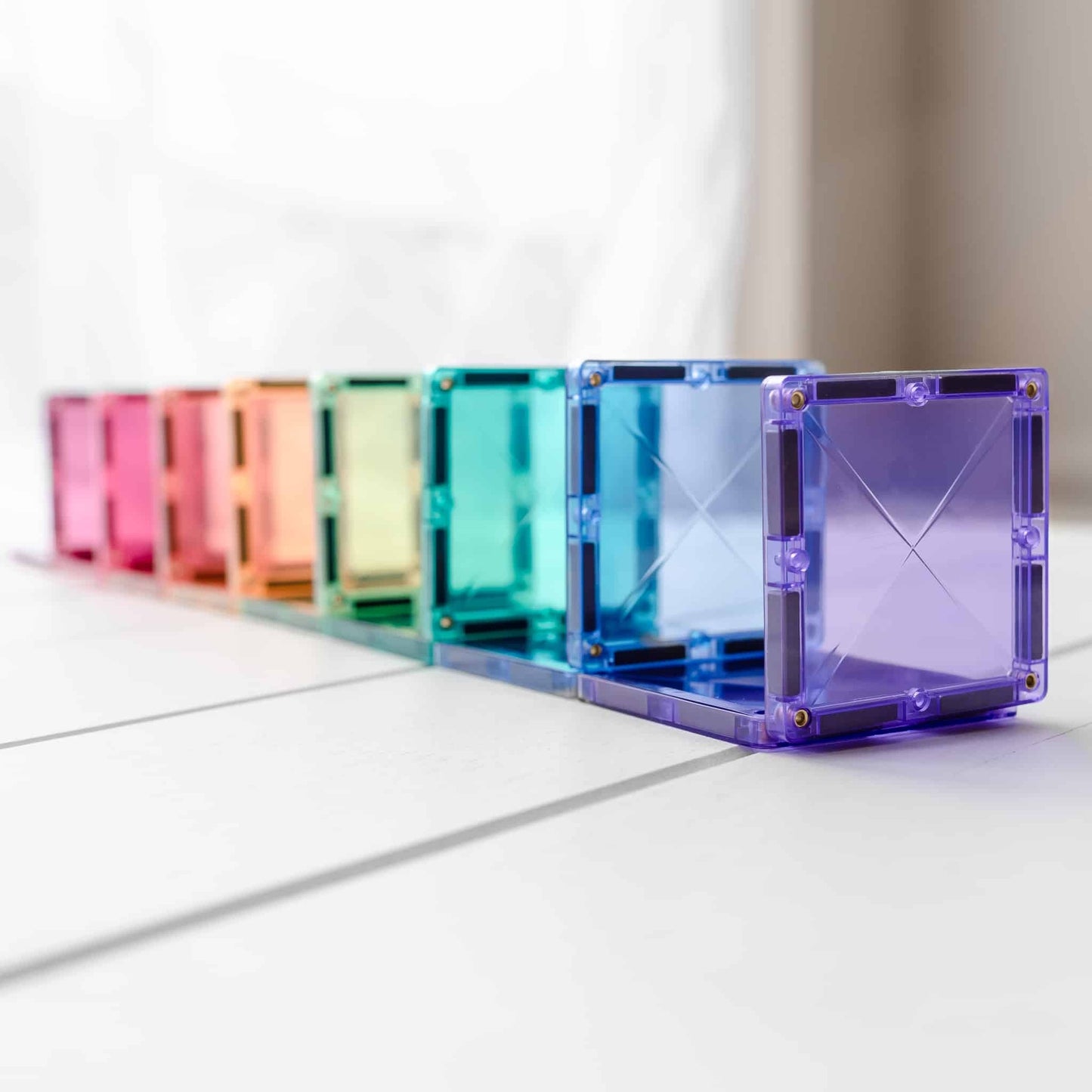 Connetix Pastel Mega Pack 202 Piece | Magnetic Tiles Set