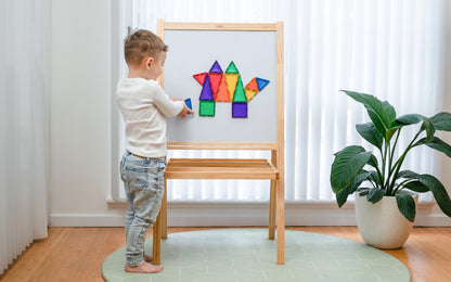 CONNETIX Rainbow Mini Pack 24pc | Magnetic Tiles for Kids 3+