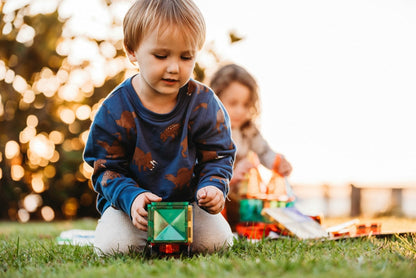 CONNETIX 24 Piece Rainbow Motion Pack | Magnetic Car Building Set