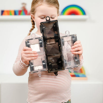 CONNETIX Rainbow Transport Pack 50pc | Magnetic Tiles for Kids