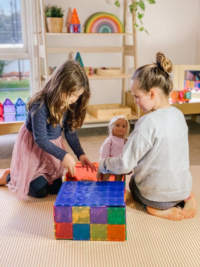 CONNETIX Blue & Green Base Plate Pack 2 Piece | Magnetic Tiles